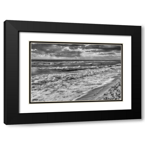 Hollywood Beach Florida  III Black Modern Wood Framed Art Print with Double Matting by Kearney, Franklin