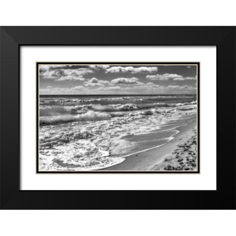 Hollywood Beach Florida  IV Black Modern Wood Framed Art Print with Double Matting by Kearney, Franklin