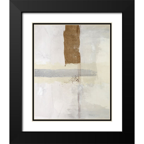 Tip Tone II Black Modern Wood Framed Art Print with Double Matting by Smith, Karen