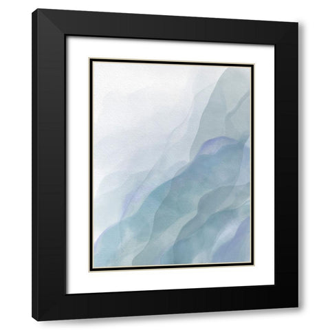 A Misty Morning I Black Modern Wood Framed Art Print with Double Matting by Surma And Guillen