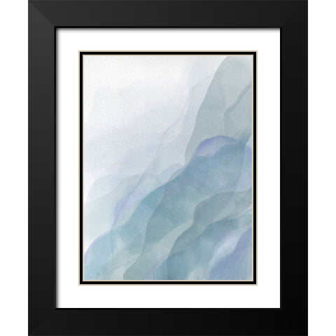A Misty Morning I Black Modern Wood Framed Art Print with Double Matting by Surma And Guillen