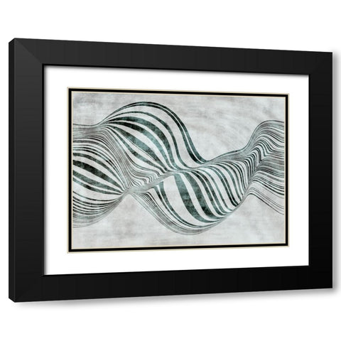 Forme de bulle Black Modern Wood Framed Art Print with Double Matting by Surma And Guillen