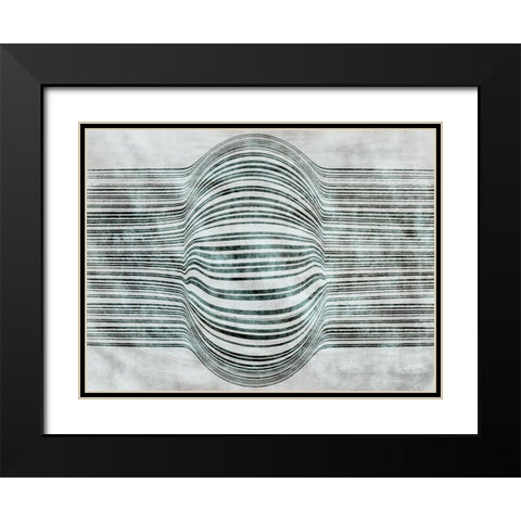 Forme voluptueuse Black Modern Wood Framed Art Print with Double Matting by Surma And Guillen