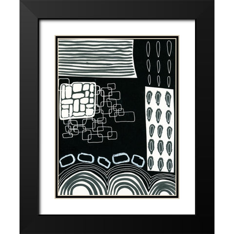 BAndW Fun IV Black Modern Wood Framed Art Print with Double Matting by Moore, Regina
