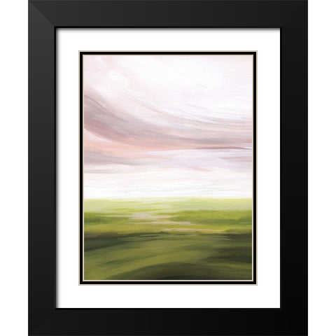 Watermelon Marsh I Black Modern Wood Framed Art Print with Double Matting by Popp, Grace