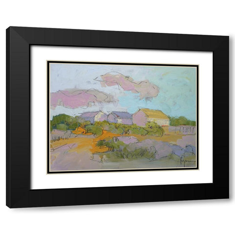 Shine on Me Black Modern Wood Framed Art Print with Double Matting by Fagan, Dorothy