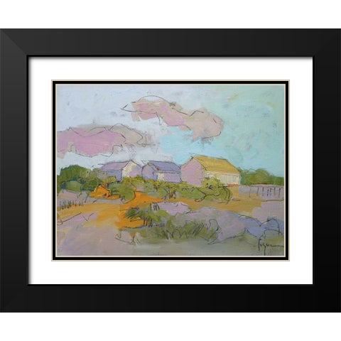 Shine on Me Black Modern Wood Framed Art Print with Double Matting by Fagan, Dorothy