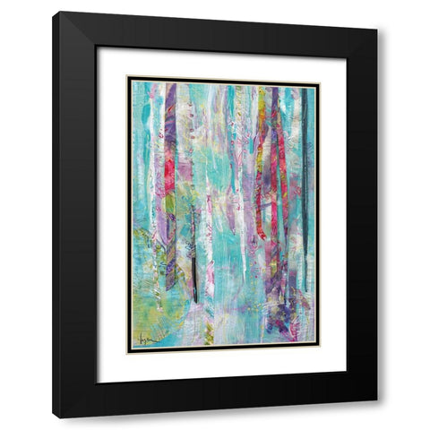 Bloom Shimmer Sparkle  I Black Modern Wood Framed Art Print with Double Matting by Fagan, Dorothy