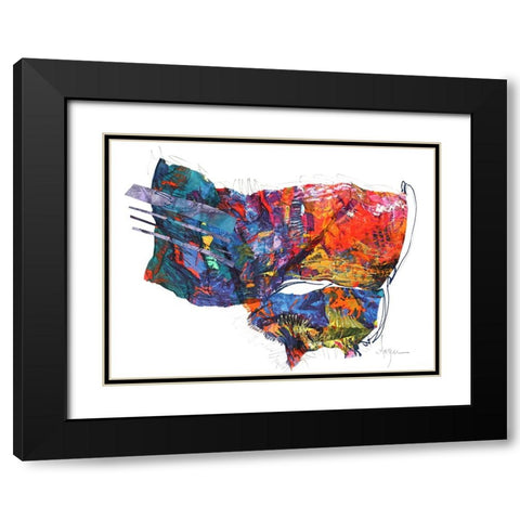 Homeward Bound  II Black Modern Wood Framed Art Print with Double Matting by Fagan, Dorothy