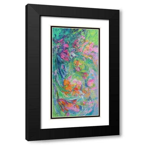 Floating to the Surface Black Modern Wood Framed Art Print with Double Matting by Fagan, Dorothy