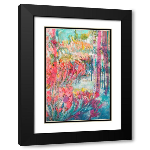 Goddess in Her Garden  III Black Modern Wood Framed Art Print with Double Matting by Fagan, Dorothy