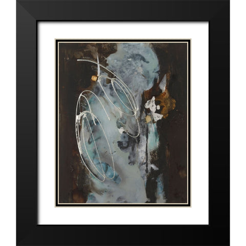 Embellished Dream II Black Modern Wood Framed Art Print with Double Matting by Combs, Joyce