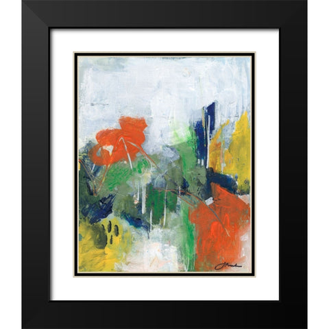 Delightful Dreams  I Black Modern Wood Framed Art Print with Double Matting by Combs, Joyce