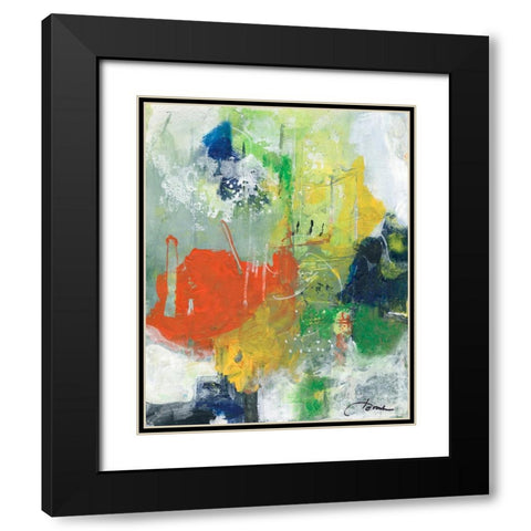 Delightful Dreams  II Black Modern Wood Framed Art Print with Double Matting by Combs, Joyce