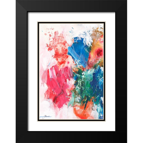 An Early Spring II Black Modern Wood Framed Art Print with Double Matting by Combs, Joyce