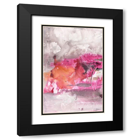 Oh Joy II Black Modern Wood Framed Art Print with Double Matting by Combs, Joyce