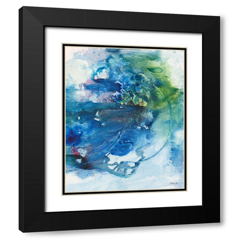 Solitary II Black Modern Wood Framed Art Print with Double Matting by Combs, Joyce