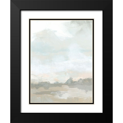 Mesa Whiteout III Black Modern Wood Framed Art Print with Double Matting by Vess, June Erica