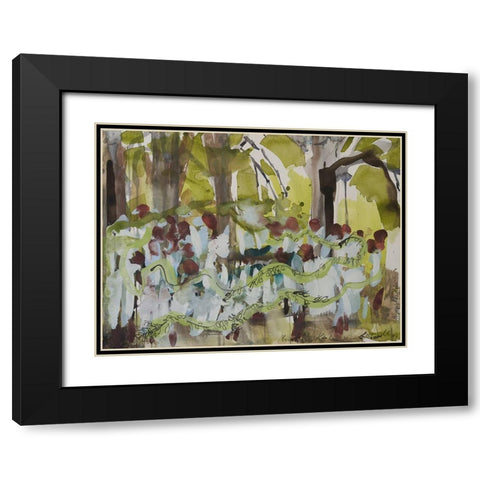 The Graduation I Black Modern Wood Framed Art Print with Double Matting by Ferrell, Erin McGee