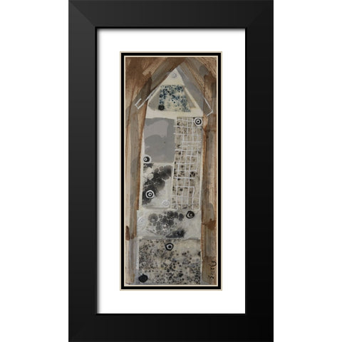 Honey Bee House I Black Modern Wood Framed Art Print with Double Matting by Ferrell, Erin McGee