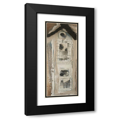 Honey Bee House VI Black Modern Wood Framed Art Print with Double Matting by Ferrell, Erin McGee