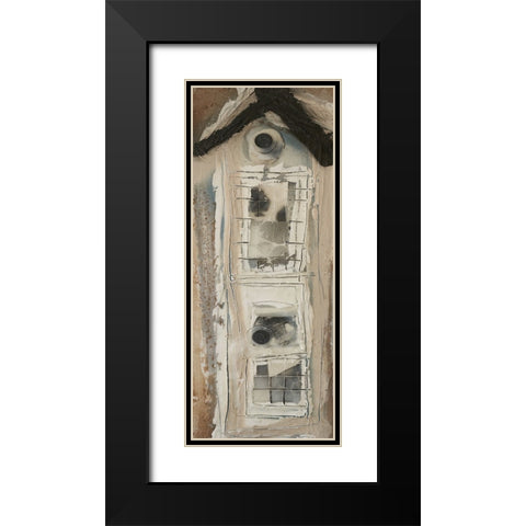 Honey Bee House VI Black Modern Wood Framed Art Print with Double Matting by Ferrell, Erin McGee