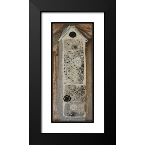 Honey Bee House VIII Black Modern Wood Framed Art Print with Double Matting by Ferrell, Erin McGee