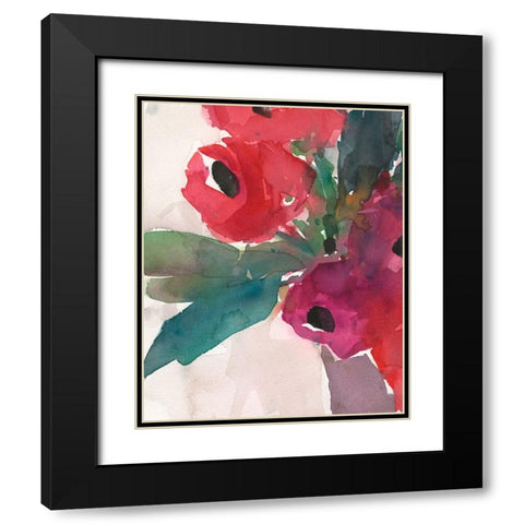 Behind the Meaning of Tulips I Black Modern Wood Framed Art Print with Double Matting by Dixon, Samuel