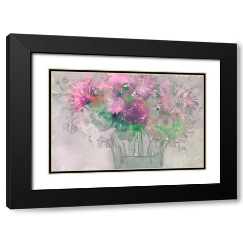 The Table Arrangement I Black Modern Wood Framed Art Print with Double Matting by Dixon, Samuel