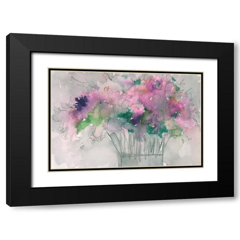 The Table Arrangement II Black Modern Wood Framed Art Print with Double Matting by Dixon, Samuel