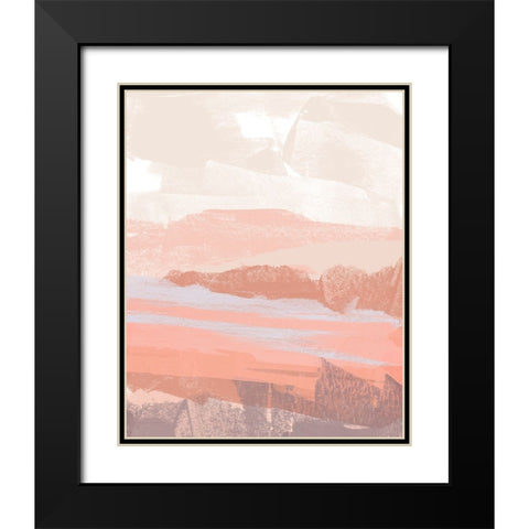 Paper Desert I Black Modern Wood Framed Art Print with Double Matting by Green, Jacob