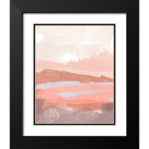 Paper Desert II Black Modern Wood Framed Art Print with Double Matting by Green, Jacob