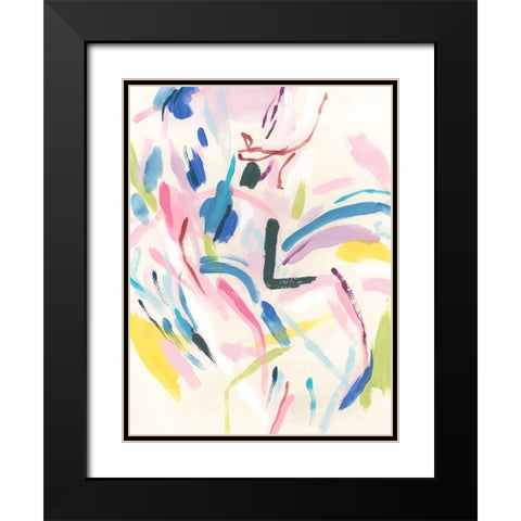 Petit Allegro I Black Modern Wood Framed Art Print with Double Matting by Vess, June Erica