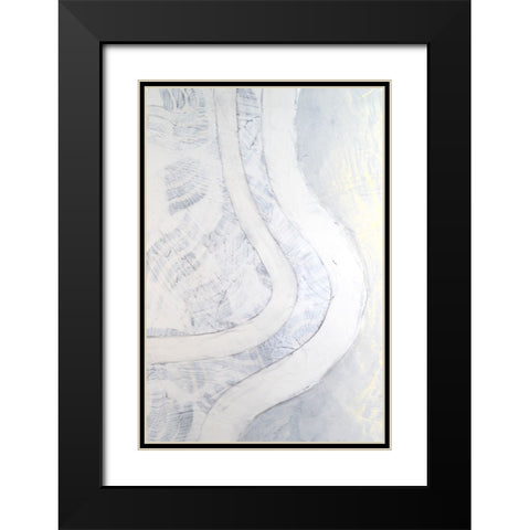 Northerly Wind II Black Modern Wood Framed Art Print with Double Matting by Lam, Vanna