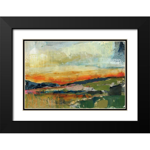 The Long Way Home II Black Modern Wood Framed Art Print with Double Matting by Quin, Marabeth
