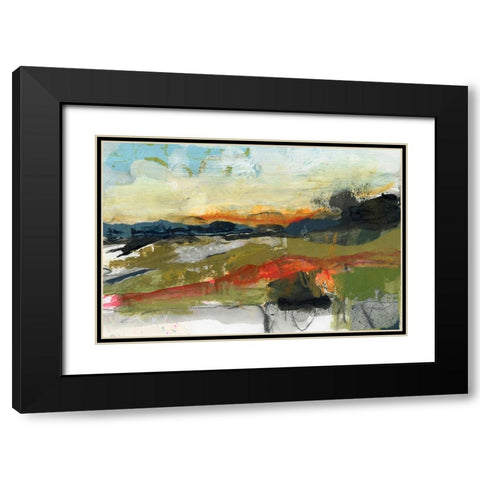 The Long Way Home IV Black Modern Wood Framed Art Print with Double Matting by Quin, Marabeth