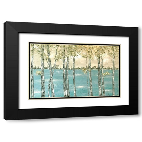 Last Summer Black Modern Wood Framed Art Print with Double Matting by Reynolds, Jade