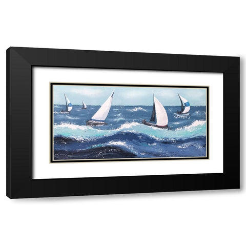 Final Sailing  III Black Modern Wood Framed Art Print with Double Matting by Reynolds, Jade