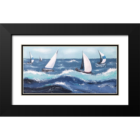 Final Sailing  III Black Modern Wood Framed Art Print with Double Matting by Reynolds, Jade