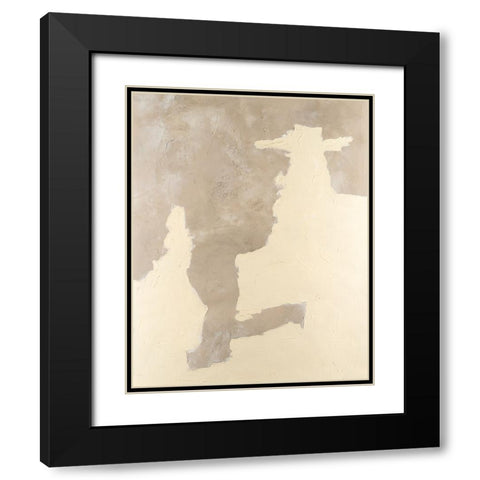 Playa II Black Modern Wood Framed Art Print with Double Matting by Willett, Michael