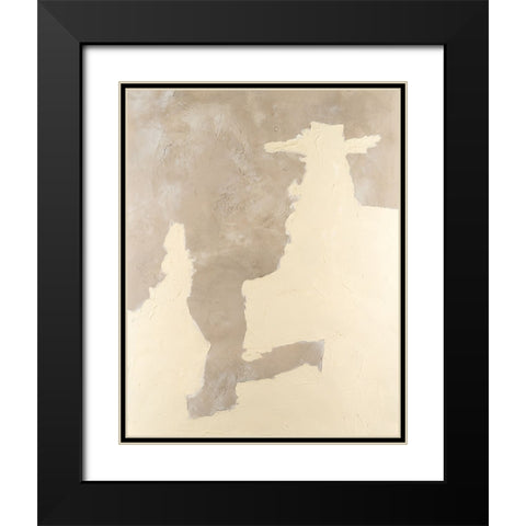 Playa II Black Modern Wood Framed Art Print with Double Matting by Willett, Michael