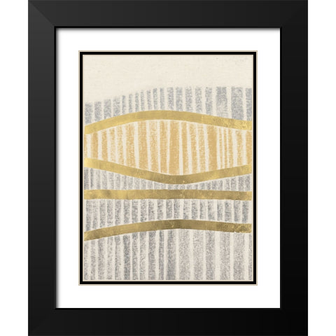 Pasture Bales I Black Modern Wood Framed Art Print with Double Matting by Lam, Vanna