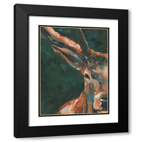 Cropped Western Study II Black Modern Wood Framed Art Print with Double Matting by Harper, Ethan