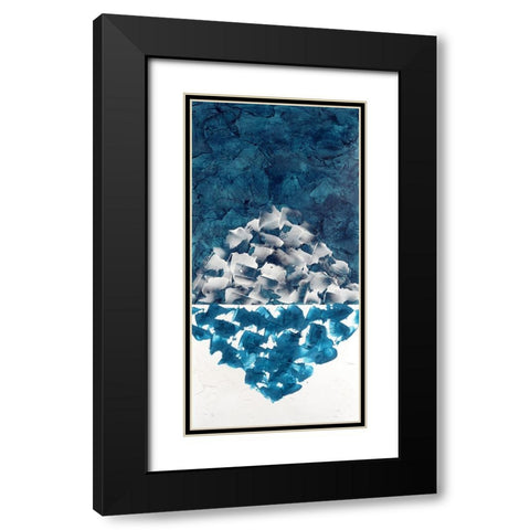 Hued Plaster IV Black Modern Wood Framed Art Print with Double Matting by Willett, Michael