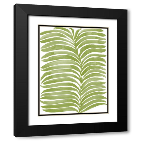 Kelp Block Silhouette I Black Modern Wood Framed Art Print with Double Matting by Moore, Regina