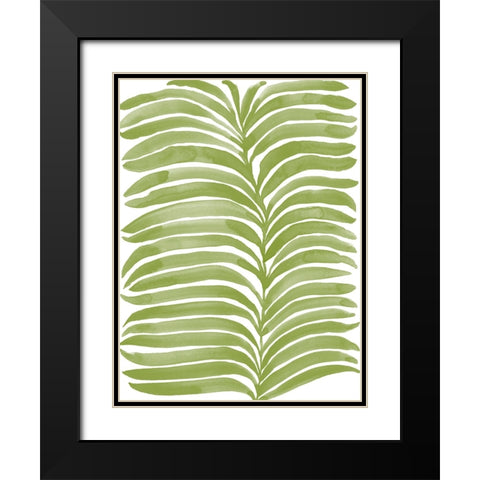 Kelp Block Silhouette I Black Modern Wood Framed Art Print with Double Matting by Moore, Regina