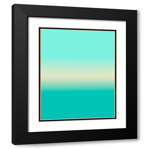 Longing Ombre II Black Modern Wood Framed Art Print with Double Matting by Longley, Alicia
