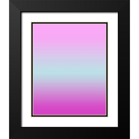 Longing Ombre III Black Modern Wood Framed Art Print with Double Matting by Longley, Alicia