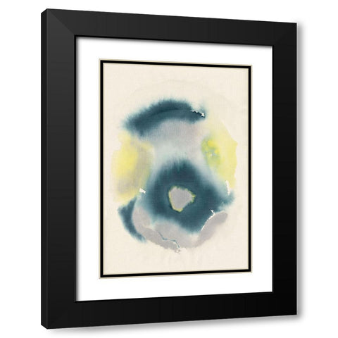 Sulphur Sapphire II Black Modern Wood Framed Art Print with Double Matting by Lam, Vanna