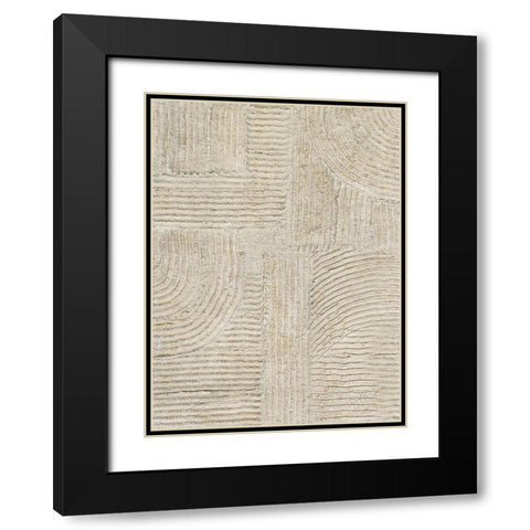 Sandstone Pastures II Black Modern Wood Framed Art Print with Double Matting by Willett, Michael
